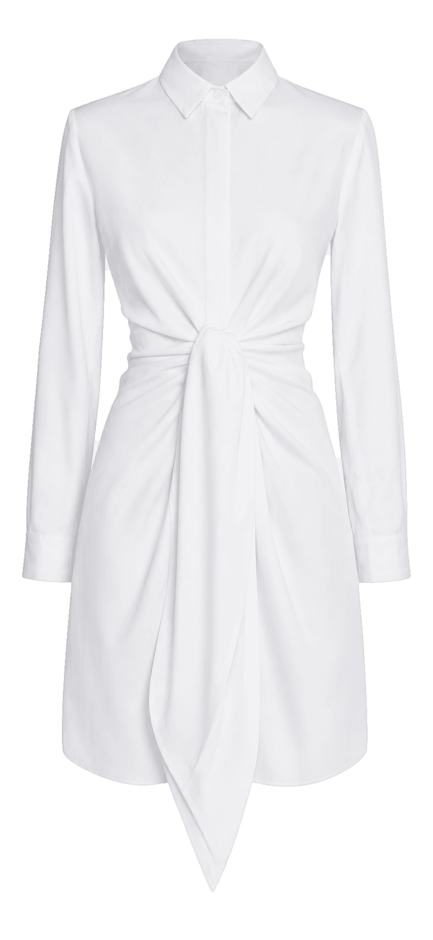 The Tie-Front Shirt Dress