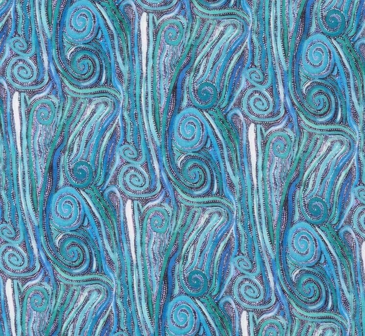 Ricardo Gallagher, Emu Dreaming (Muslin), Warlukurlangu Artists