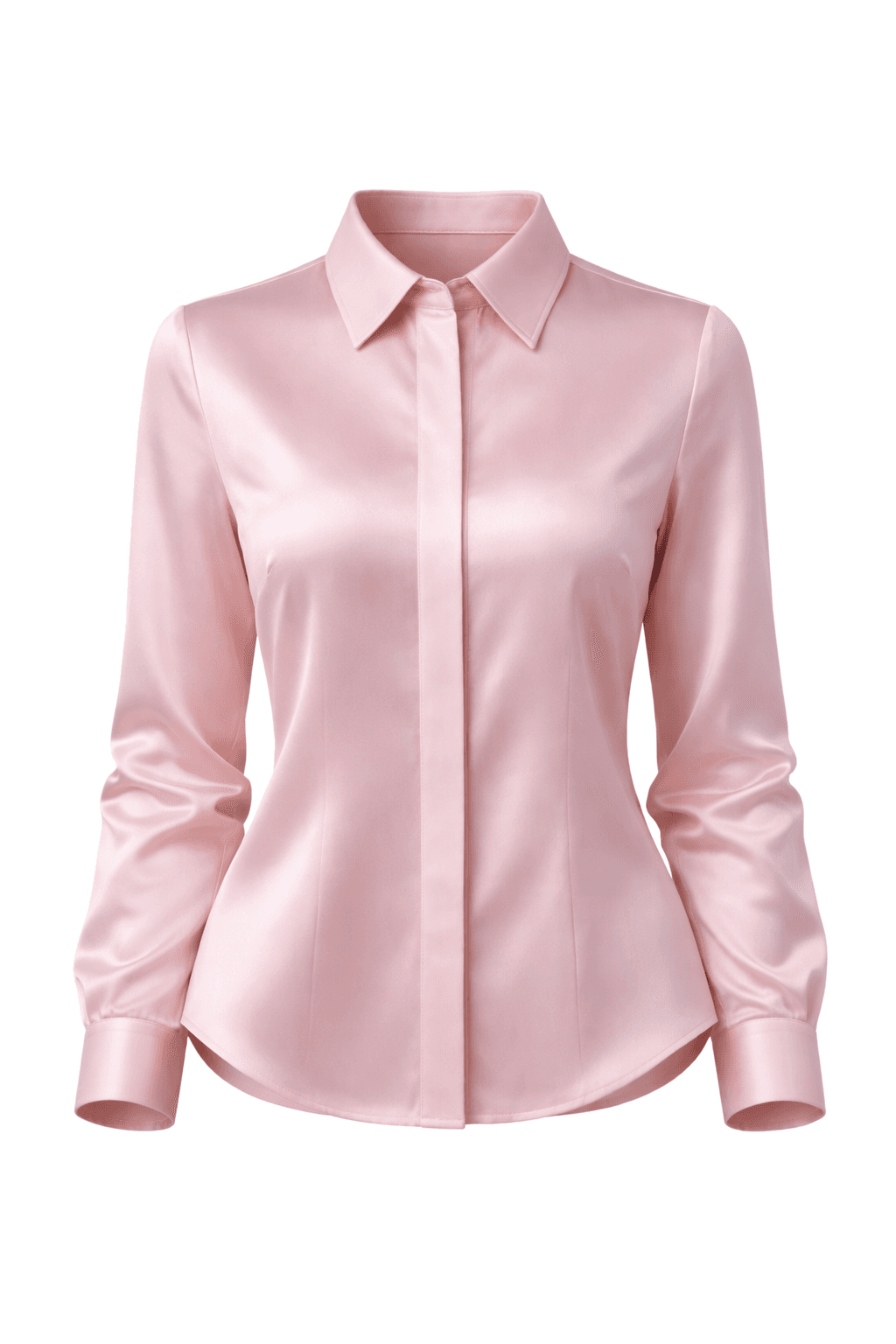 Pink Silk Blouse