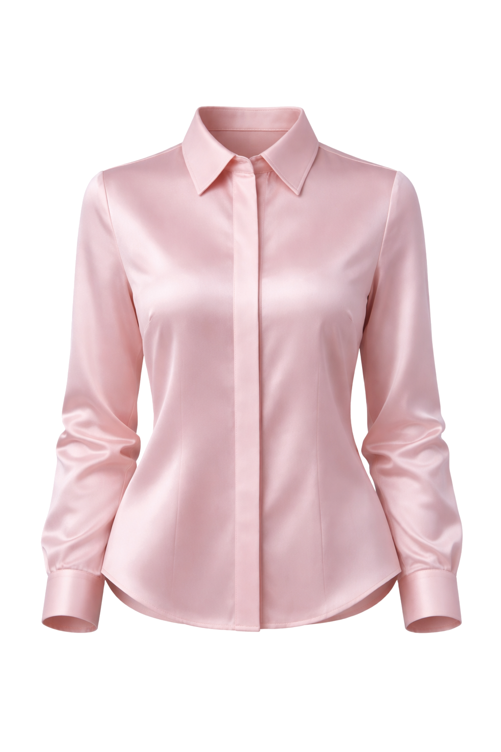 Pink Silk Blouse
